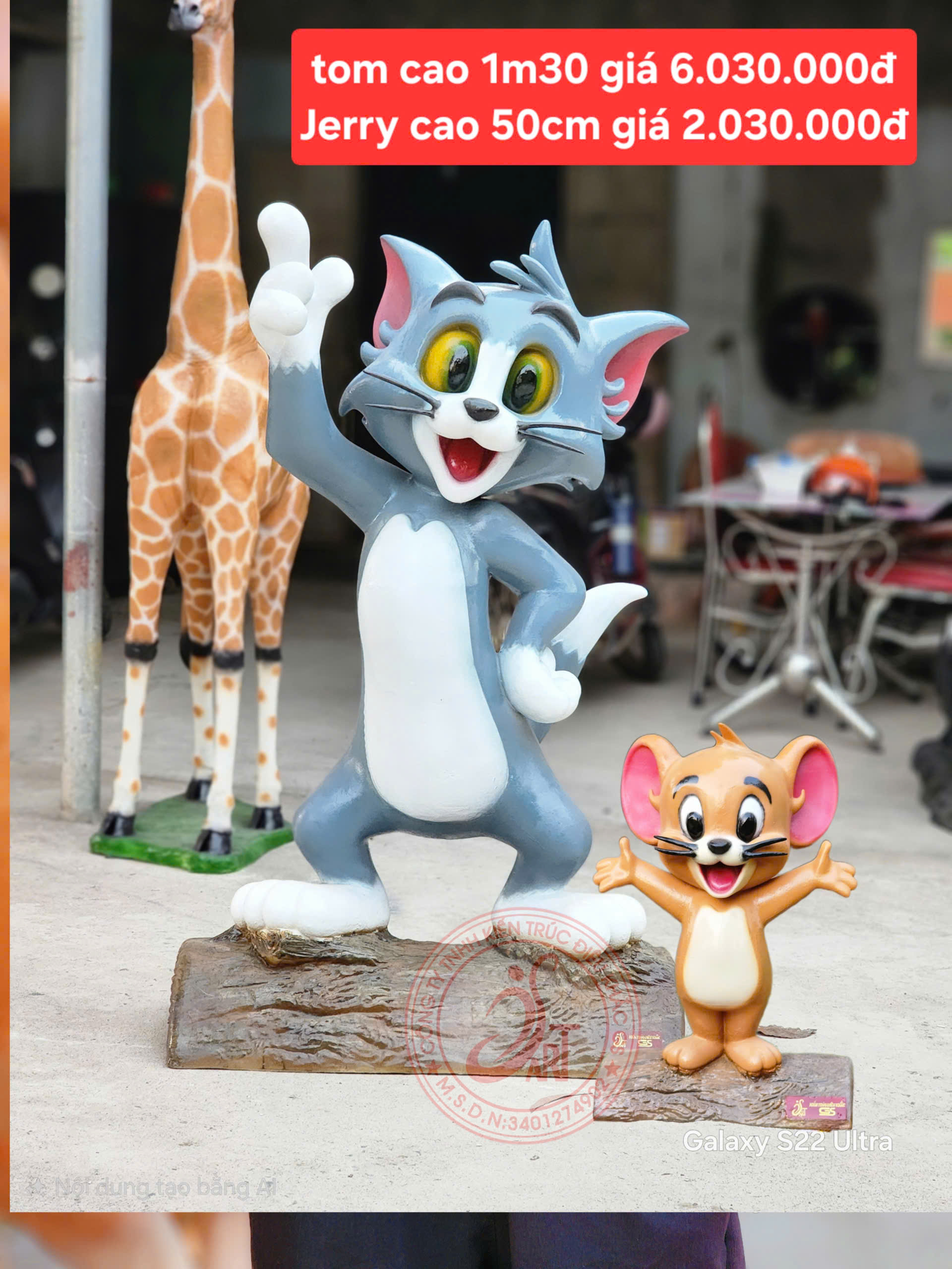 TƯỢNG TOM VÀ JERRY TƯỢNG TOM VÀ JERRY