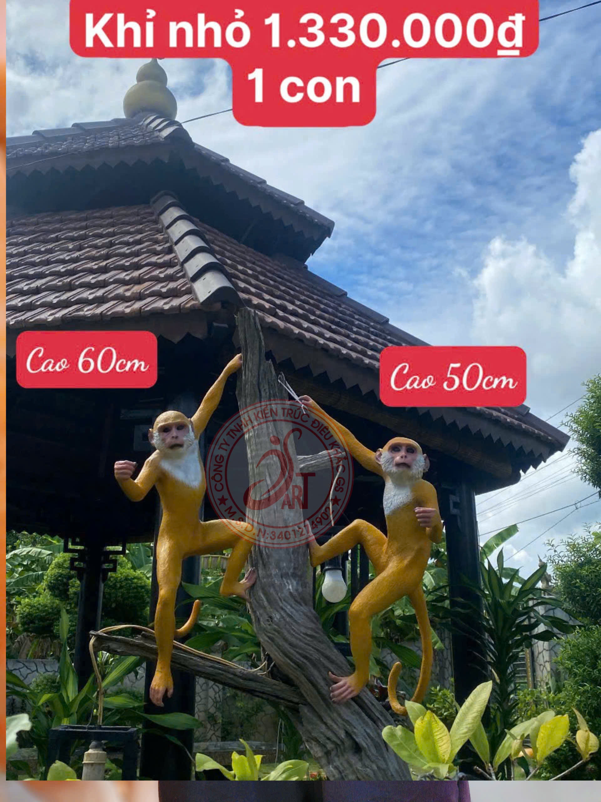 TƯỢNG CON KHỈ TRANG TRÍ, TƯỢNG CON KHỈ TRANG TRÍ,